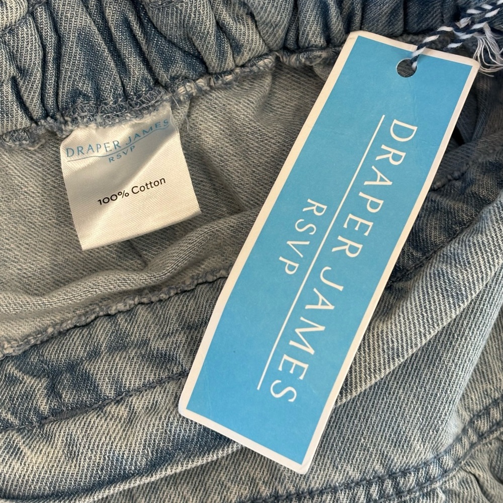 Draper James Light Blue Cotton Skirt
